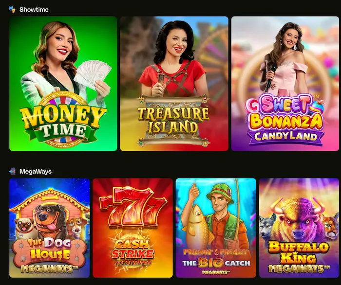 Lucky Pays Casino Games